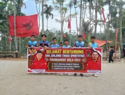 Semarakkan HUT RI, DPD PDI Perjuangan Sumsel dan DPC OKU Selatan Gelar Turnamen Bola Voli