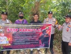 Polsek Madang Suku I Gencarkan Sosialisasi Pencegahan Karhutla kepada Masyarakat