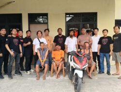 Motor Raib dari Ruang Tamu, Tiga Pria Ditangkap Polisi di Tulang Bawang