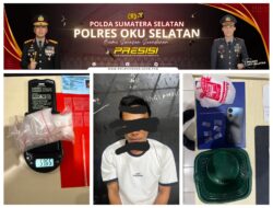Satresnarkoba Polres OKU Selatan Berhasil Ungkap Dugaan Peredaran Sabu, Satu Pria Diamankan