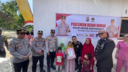 Kaplres OKU Selatan Resmikan Bedah Rumah dan Salurkan Bansos di Buay Sandang Aji