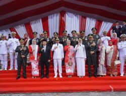 Danrem 043/Gatam Hadiri Upacara HUT RI ke-81 di Lampung, Tegaskan Sinergi TNI-Pemda