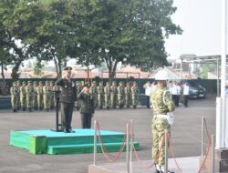 Korem 043/Gatam Gelar Upacara HUT Ke-81 RI, Kasrem: TNI Harus Adaptif Hadapi Tekhnologi 