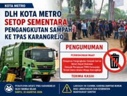 Pengangkutan Sampah ke TPAS Karangrejo Disetop Sementara, Ini Penjelasan DLH Kota Metro