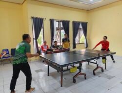 Semarak HUT RI ke-81, Pemkab OKU Selatan Gelar Turnamen Tenis Meja Antar-OPD