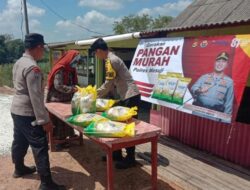 Polsek Tanjung Raya dan Polsek Way Serdang Gencar Gelar Gerakan Pangan Murah