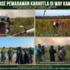 Pangdam Radin Inten Kerahkan Ratusan Prajurit dan Water Bombing, Kebakaran di Way Kambas