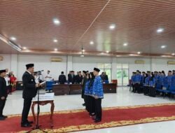 Bupati Abusama Lantik dan Ambil Sumpah Pejabat Fungsional PNS di Lingkungan Pemkab OKU Selatan