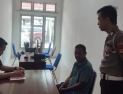 Satlantas Polres OKUS Serahkan Tersangka Tabrak Lari BUS SKEMA Tahap Dua