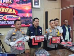 Dua Hari, Satresnarkoba Polres OKU Selatan Ungkap Dua Kasus Narkotika, Sabu dan Ekstasi 95,03 Gram